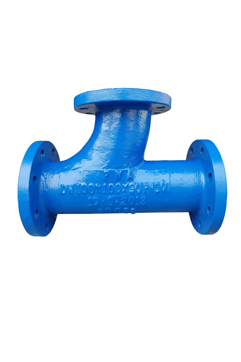 45° Y-Branch Tee, Double Flanged