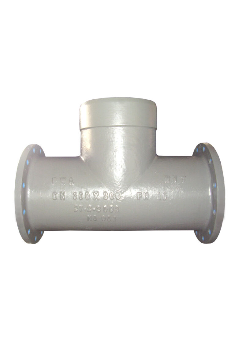 ท่อสามทางปลายหน้าจานสองด้านปลายเรียบกลาง (AC)