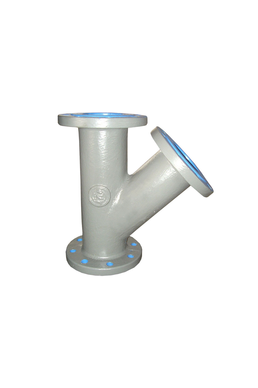 90° Y-Branch Tee, Double Flanged